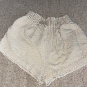 cream women’s shorts